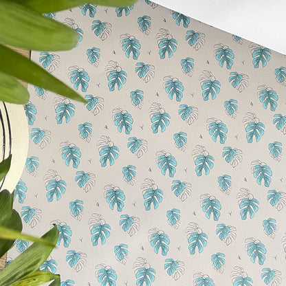 Cute Monsteras Wrapping Paper
