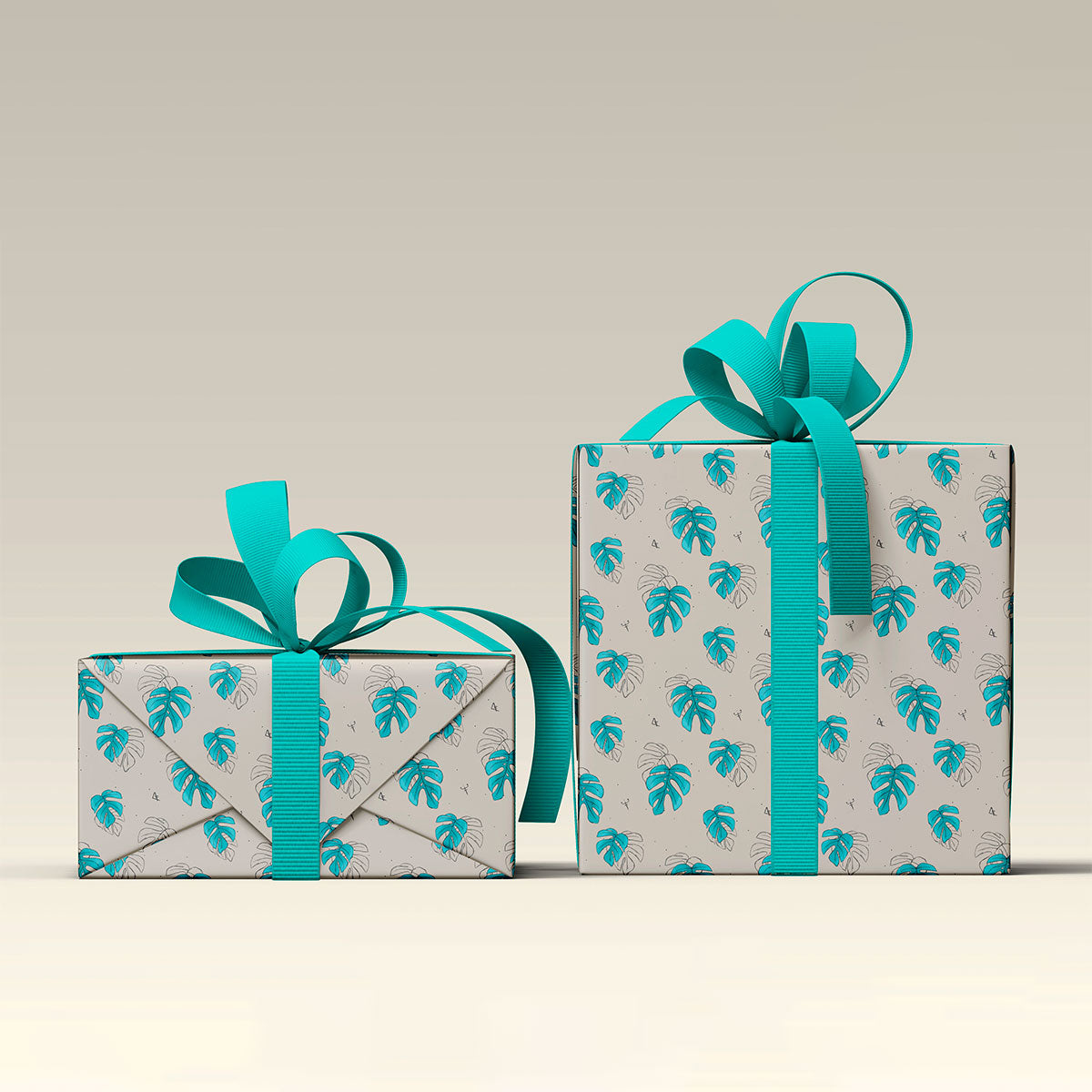 Cute Monsteras Wrapping Paper